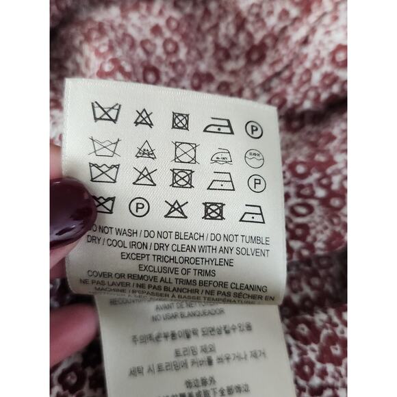 Burberry Brit Floral Silk Georgette Crepe Mini Shift Dress Women's Size 4 Euc - Picture 7 of 10